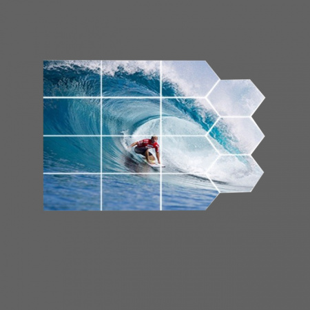 ВИДЕОСТЕНА OMNISHAPES КОНФИГУРАЦИЯ «WAWE» (цена по запросу)